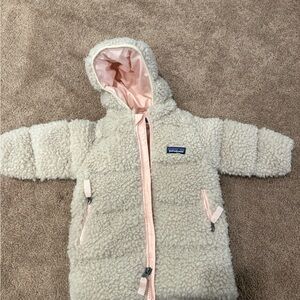 Patagonia Infant Tan Bunting Suit
